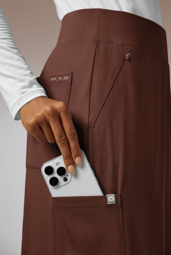 Y-Band Wide Leg Pant - Regular - Regular - Bitter Chocolate - 4