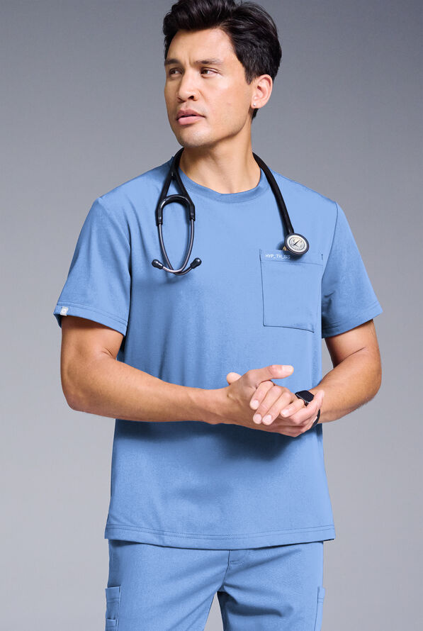 S-R SHIFT READY CREW SHIRT - Ceil Blue - 4