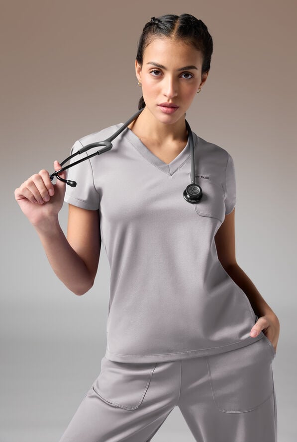 BETA K V-NECK SHIRT - Alloy - 6