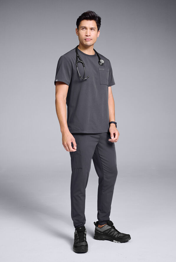 S-R SHIFT READY CREW SHIRT - Pewter - 2