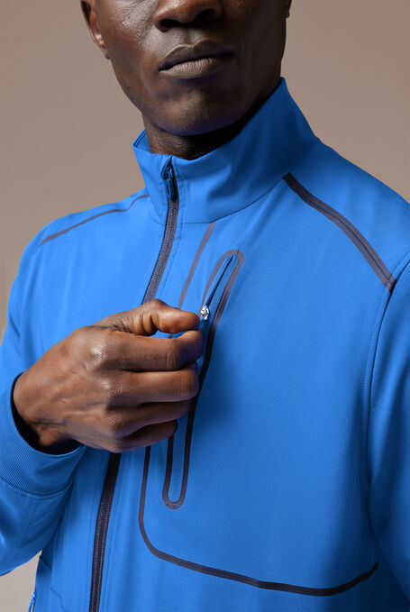 F-ZIP JACKET - Royal/Navy - 5