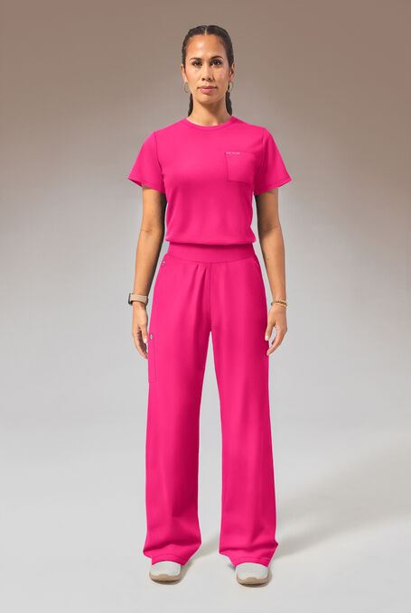 Y-Band Wide Leg Pant - Regular - Regular - Reactive Pink - 7