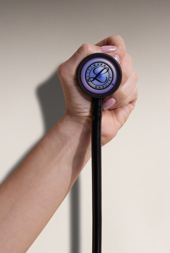3M  Littmann Classic III Rainbow Finish Stethoscope - Black - 2