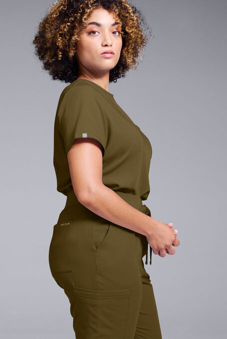 BASE CREW SHIRT - Dark Moss - 6