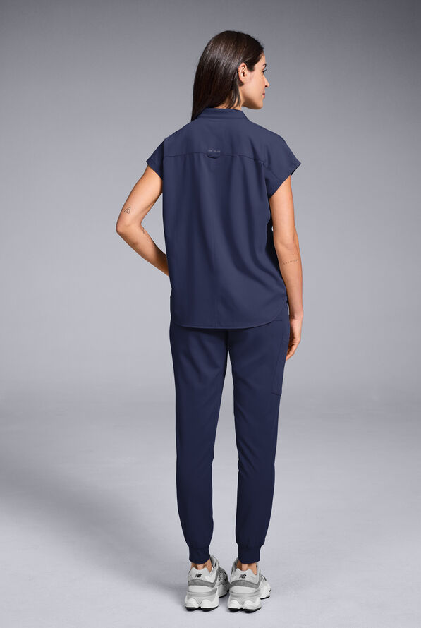 META O-S OVERSIZED Scrub Set - Navy - 4