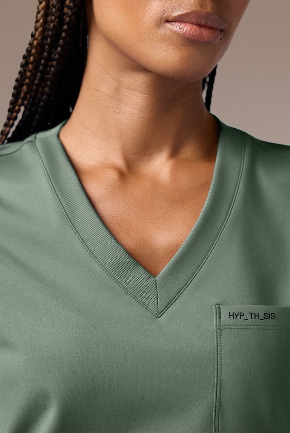 BETA K V-NECK SHIRT - Mineral - 4