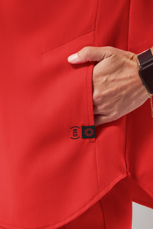 HYPOTHESIS (RED) META 0-S OVERSIZED SHIRT - (Red) - 2