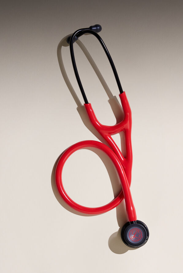 3M&trade; Littmann&reg; Cardiology IV&trade; Limited Edition High Polish Smoke Finish Red Stethoscope - Red - 1