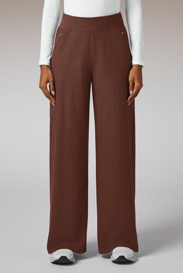 Y-Band Wide Leg Pant - Regular - Regular - Bitter Chocolate - 3