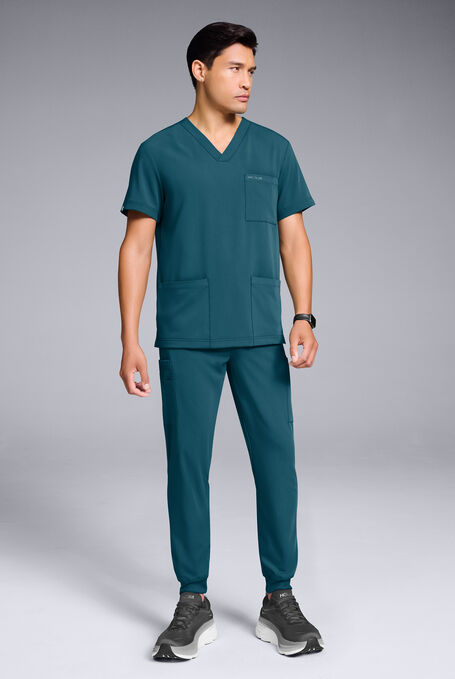 S-R SHIFT READY 4 SHIRT & 8 JOGGER - Caribbean Blue - 2