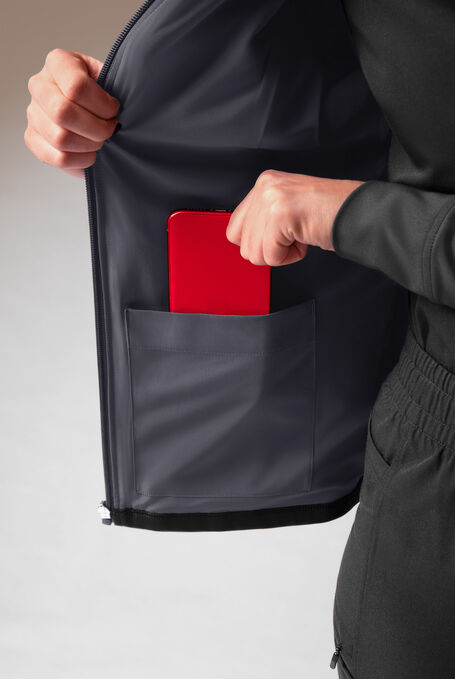 SUPER-DERMAL HOODIE - Jet Black/Pewter - 8