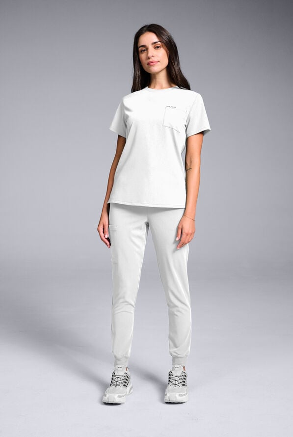 BASE CREW SHIRT - White - 2