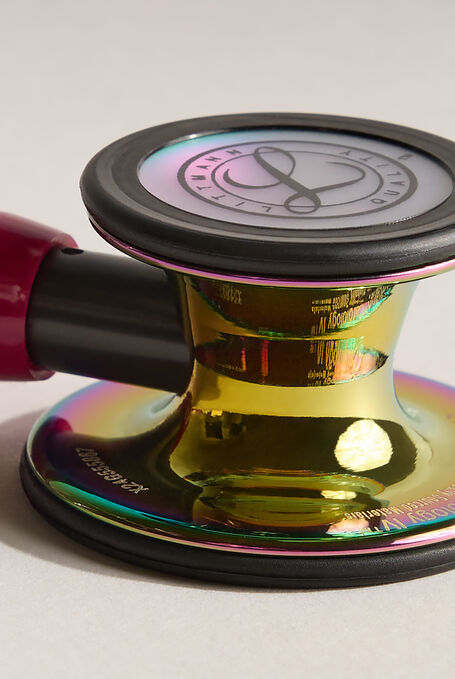 Estetoscopio Littmann Cardiology IV con tubo en color Raspberry con acabado en arco&iacute;ris - Raspberry - 3