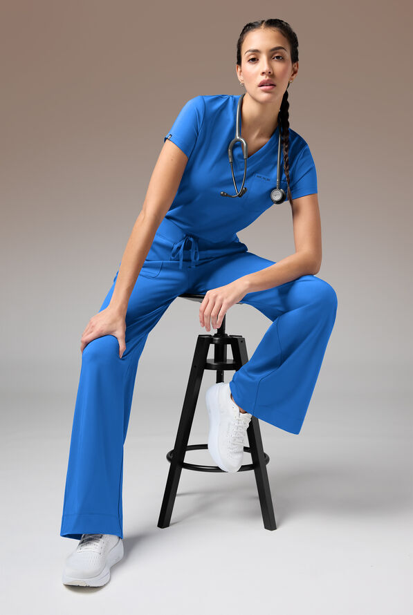 BETA K WIDE LEG PANT - Tall - Royal - 6