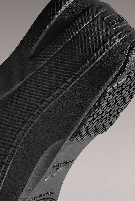 Dansko Women's Kaci SR Black Backless Clogs - Black - 7