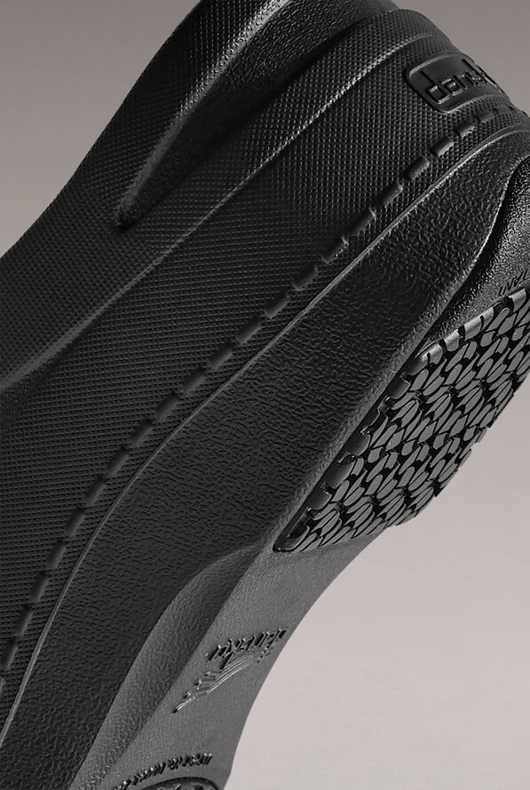 Dansko Women's Kaci SR Black Backless Clogs - Black - 7