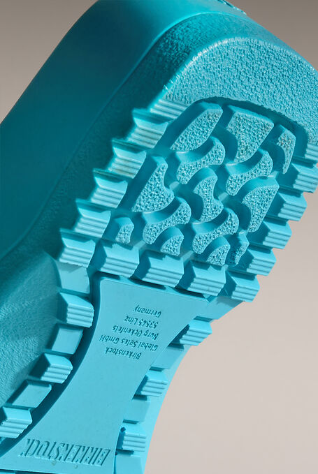 Birkenstock Unisex Super Birki Light Blue Clogs - null - 7