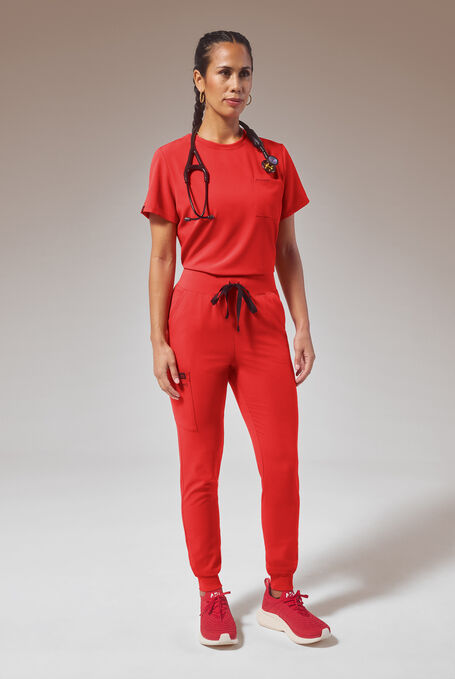 HYPOTHESIS (RED) BASE 6 JOGGER - Petite - (Red) - 4