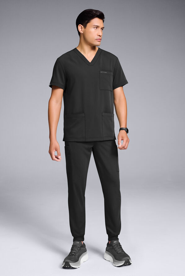 S-R SHIFT READY 4 SHIRT & 8 JOGGER - Jet Black - 2