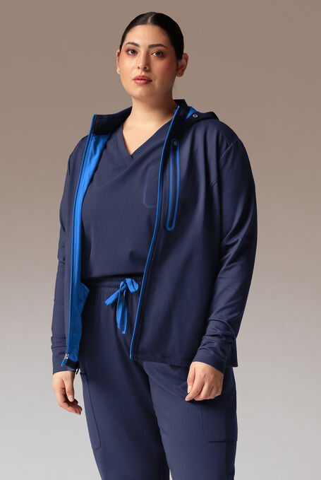 SUPER-DERMAL HOODIE - Navy/Royal - 5