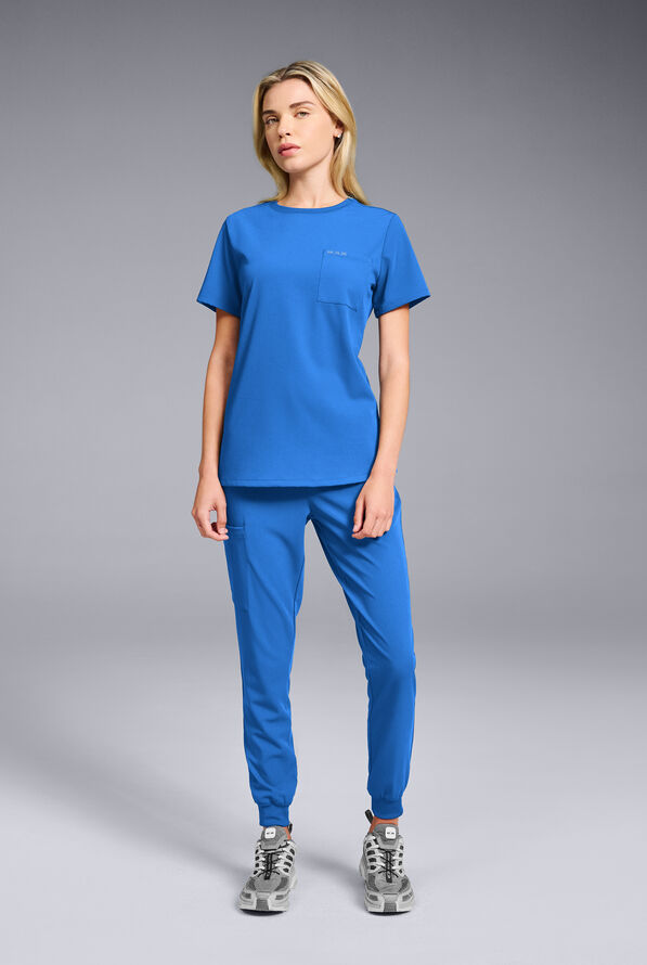 BASE CREW SHIRT - Royal - 2