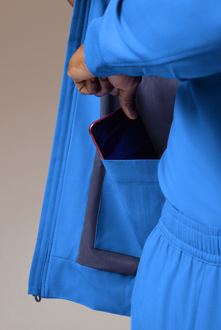 F-ZIP JACKET - Royal/Navy - 7