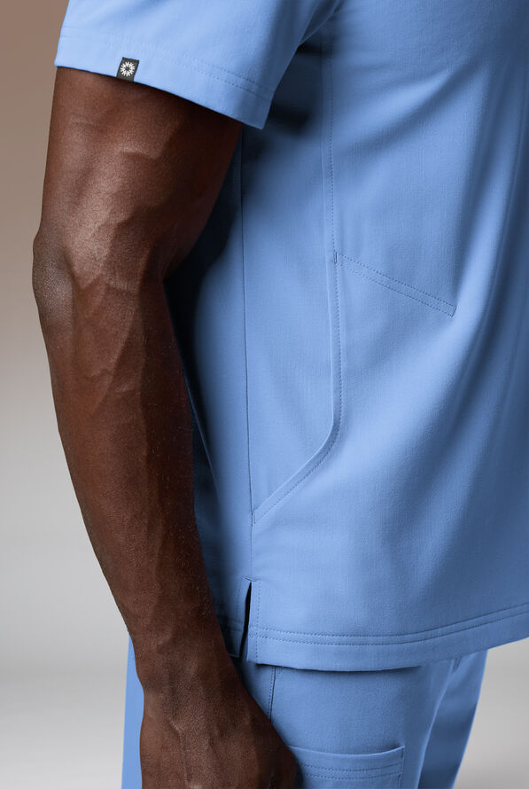 ALPHA CREW TOP - Ceil Blue - 5