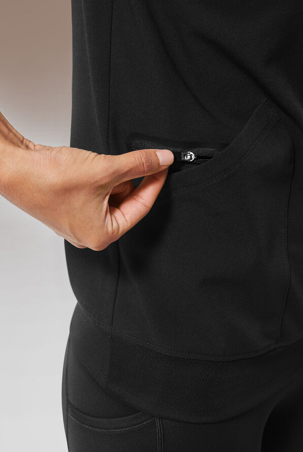 HYPOTHESIS (RED) KENTICA CREW TOP - Jet Black - 6