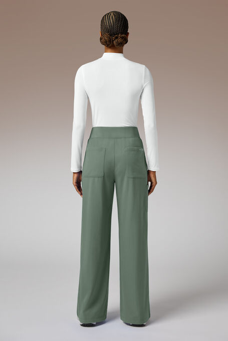 Y-Band Wide Leg Pant - Regular - Petite - Mineral - 3