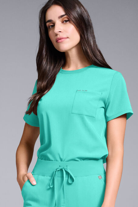 BASE CREW SHIRT - H2O - 1