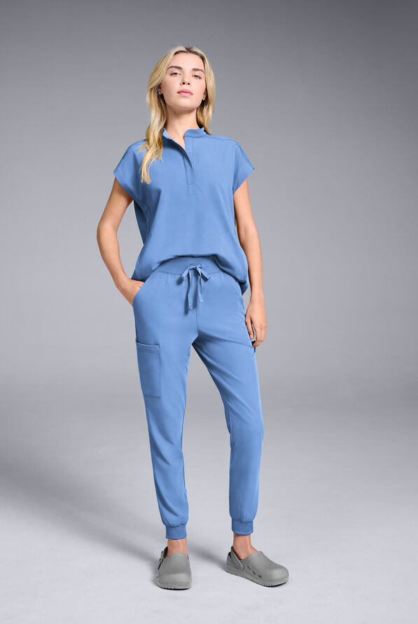 BASE 6 JOGGER - Petite - Ceil Blue - 2