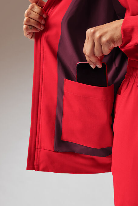 F-ZIP JACKET - Hemoglobin/Wine - 6