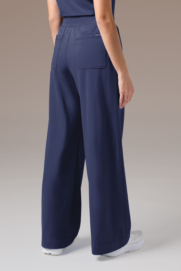 BETA K WIDE LEG PANT - Regular - Navy - 3