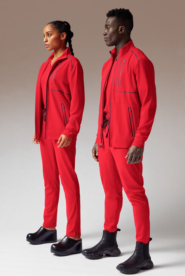 F-ZIP JACKET - Hemoglobin/Wine - 2