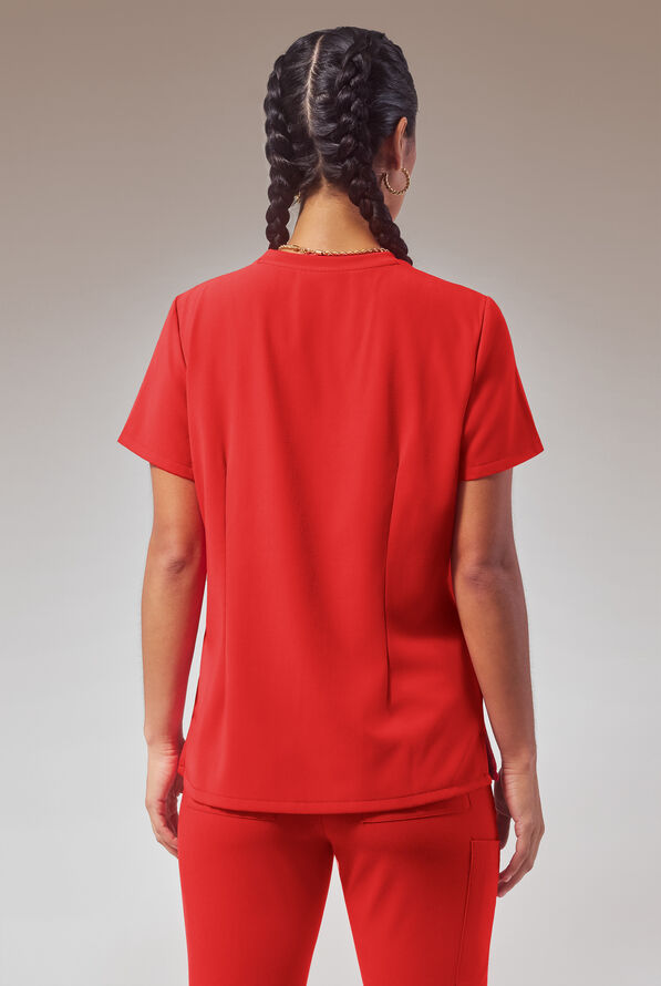 HYPOTHESIS (RED) BASE CREW SHIRT - (Red) - 5