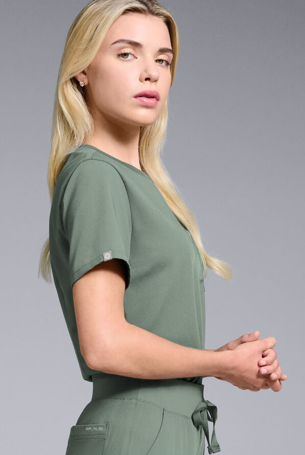 BASE CREW SHIRT - Mineral - 6