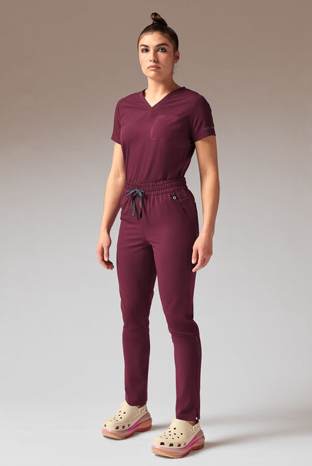 A-D ALL DUTY PANT - Petite - Wine - 3