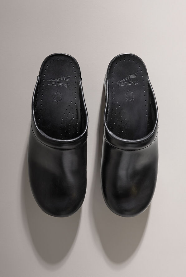 Dansko Women's Sonja Backless Clogs - Black Cabrio - 2