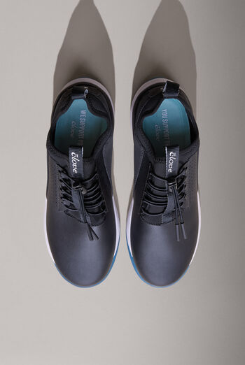 Clove Classic Night Shift Black/White Women's Bungee Athletic Shoe
