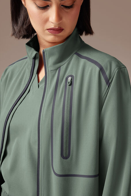 F-ZIP JACKET - Mineral/Pewter - 5