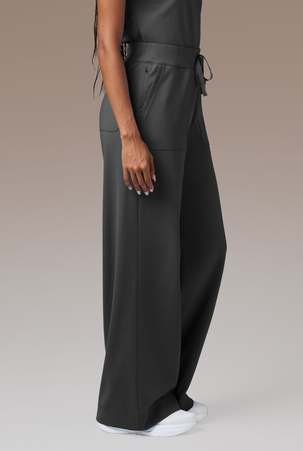 BETA K WIDE LEG PANT - Tall - Jet Black - 4