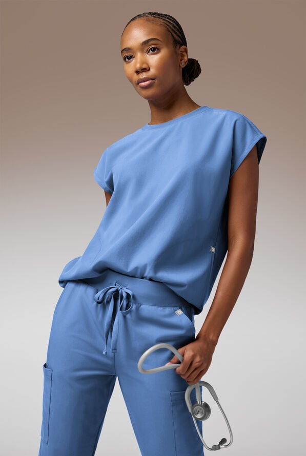 Edge Crew Top - Ceil Blue - 6