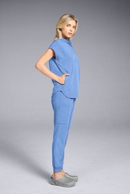 META O-S OVERSIZED SHIRT - Ceil Blue - 3