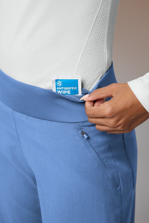 Y-Band Wide Leg Pant - Regular - Ceil Blue - 5