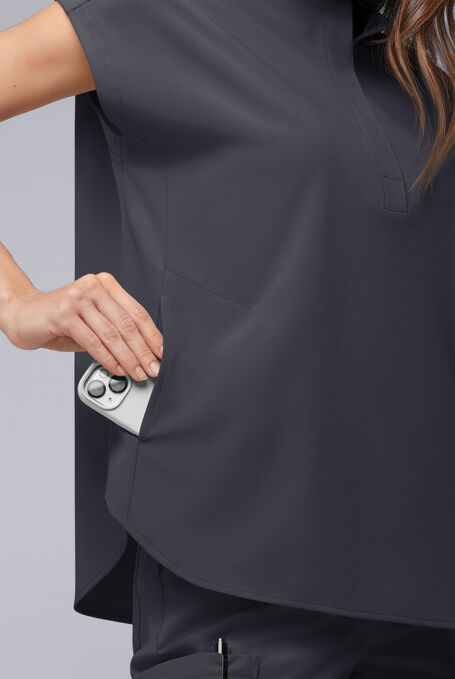 META O-S OVERSIZED Scrub Set - Pewter - 5