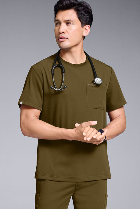 S-R SHIFT READY CREW SHIRT - Dark Moss - 2