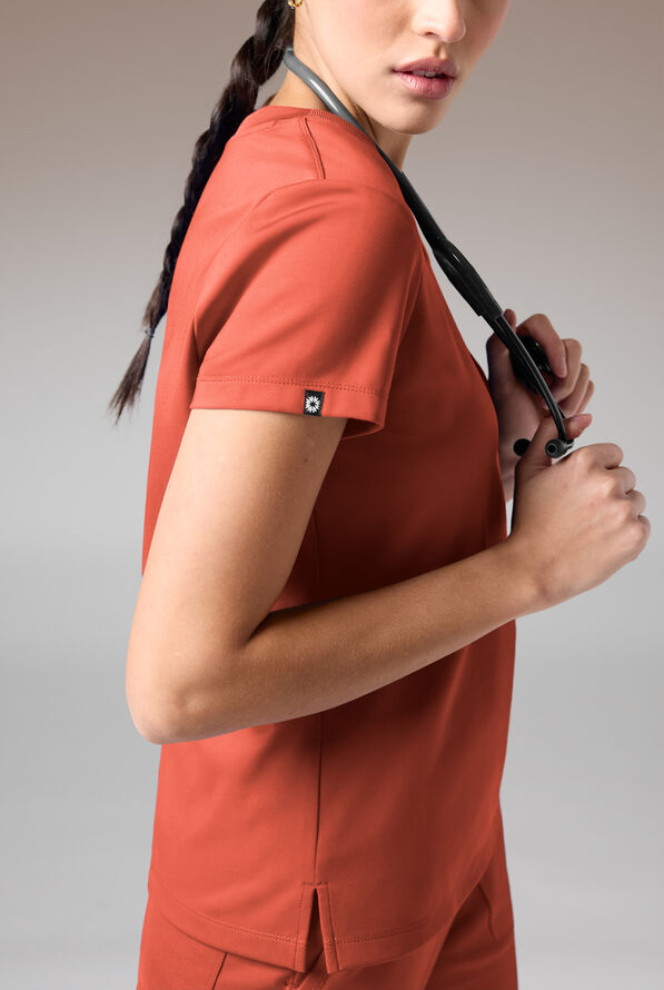 BETA K V-NECK SHIRT - UA Oxide - 5