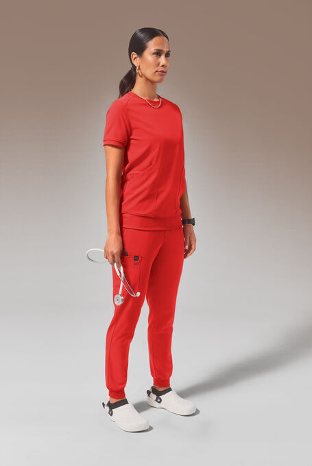 HYPOTHESIS (RED) KENTICA CREW TOP - (Red) - 3