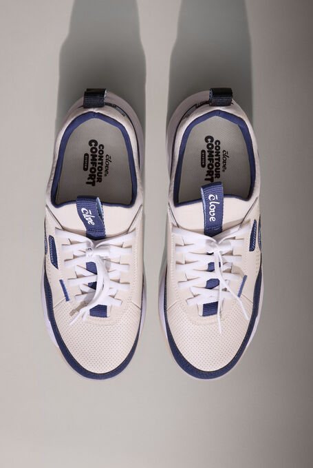 Zapatillas deportivas Clove Strada Sand/Navy/White con cordones para mujer - null - 2