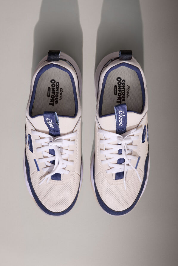 Clove Women's Strada Sand / Navy / White Athletic Lace up Shoe - null - 2